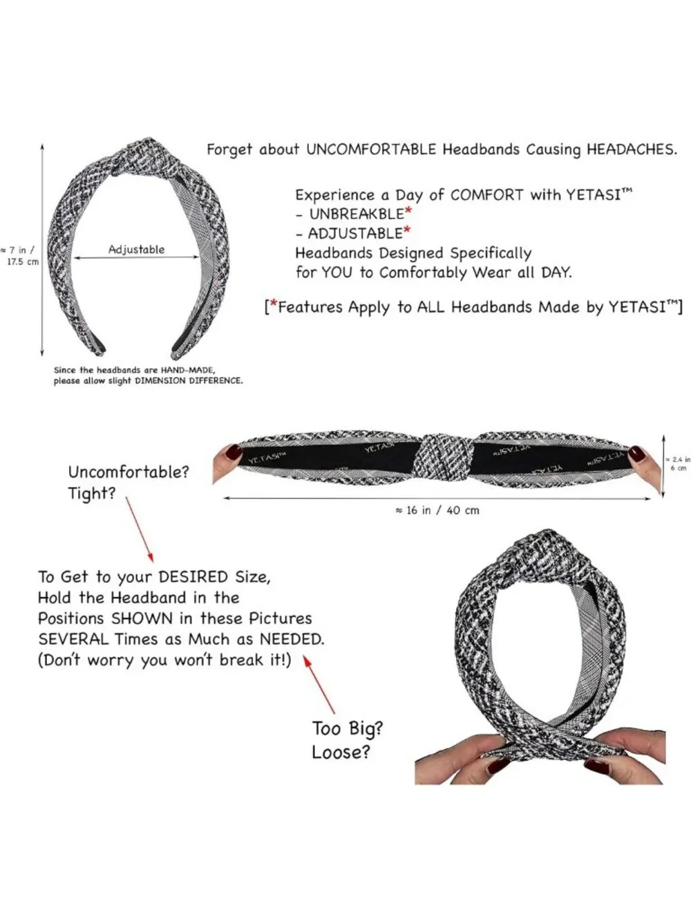 Trendy Navy Blue Knotted Headband for Women | All-Day Wear, Fashion Accessory
